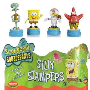  SpongeBob Squarepants Silly Stampers   4 Pack: Toys 