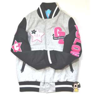 Colonize CZ star stadium jacket 002(pink) ,SHINee,K POP  