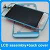 Clear Blue Plating LCD Digitizer Back Housing Full Assembly For iPhone 