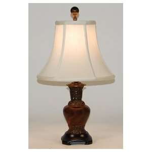  Small Brown Jade Table Lamp