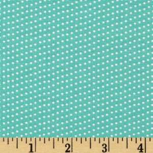  44 Wide Moda City Weekend Cafe Dot Downtown Turquoise Fabric 