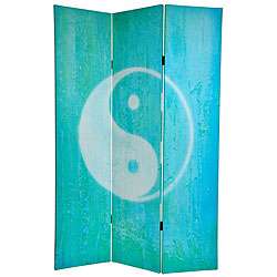   Double sided 6 foot Yin yang/ Om Room Divider (China)  Overstock