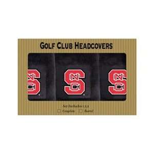  North Carolina State Wolfpack 3 Pack Golf Club Head Cover 