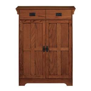    Craftsman Two door Tall Cabinet With Wood Doors
