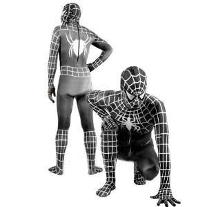  Black Spider man Costume   Childrens Medium: Toys & Games