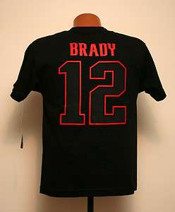 New England Patriots Tom Brady NFL Name and Number Player T shirt 