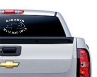 Bad Boys Chevy Decal Sticker   Car Truck Window Laptop  
