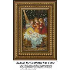  Behold, the Comforter has Come, Cross Stitch Pattern PDF 