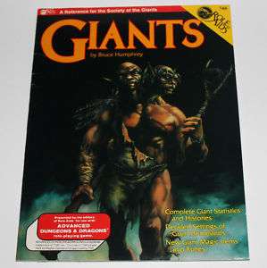 Giants Adventure Module Role Aids AD&D 1E by Mayfair  
