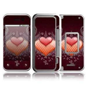  Motorola Backflip Decal Skin   Double Hearts: Everything 