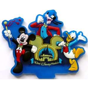 Walt Disney World ~ Fridge Magnet ~ Refrigerator Magnet ~ Mickey Goofy 
