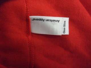 DESCRIPTION : NWOT American Apparel Bright Red Scarf Belt One Size
