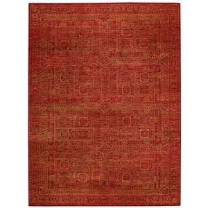  Capel 1395 550 Tonal Trace Red Oriental Rug: Home 