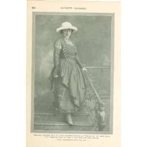  1918 Print Actress Madaline Traverse 