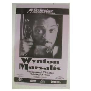   Marsalis Handbill Poster Face Shot Denver 