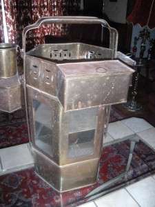 ANTIQUE BRASS & GLASS FOOD CONCESSION WARMER DISPLAY  