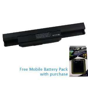   48Wh, 4400mAh with free Mobile Battery Pack