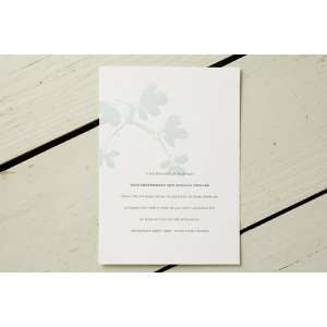  Brushed Flower Wedding Invitations by Egg Press Health 