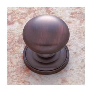   Plymouth Knob with Back Plate   Old World Bronze Patio, Lawn & Garden