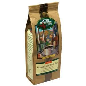 Green Mountain Coffee Decaf Vermont Country Blend, Whole Bean, 10 