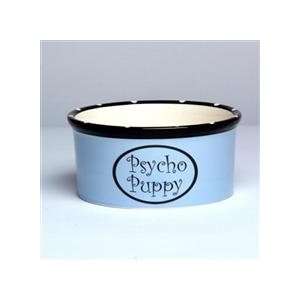  Psycho Puppy Ceramic Dog Bowl: Kitchen & Dining
