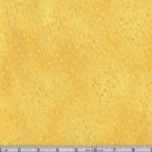 45 Wide Fusions Floral Lemon Fabric By The Yard: Arts 
