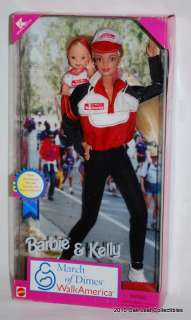 1998 Walk America March of Dimes Barbie Kelly Gift set  