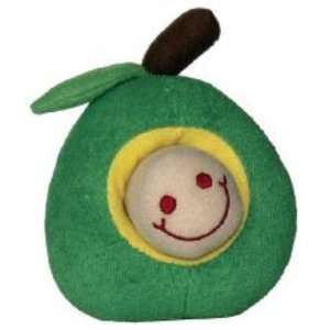 Dogit Plush Worm, Green Apple Fruity Toy