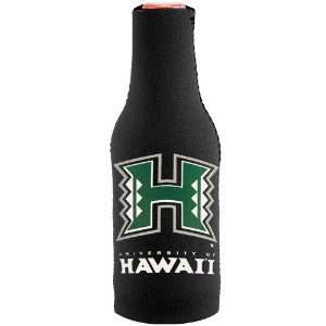  NCAA Hawaii Warriors Black 12 oz. Bottle Coolie: Sports 