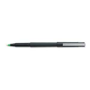  uni ball : Stick Roller Ball Pen, Green Ink, Micro Fine, 0 