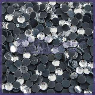 2880 Hot Fix Rhinestones Iron On Diamonds 4mm 12 Colors  