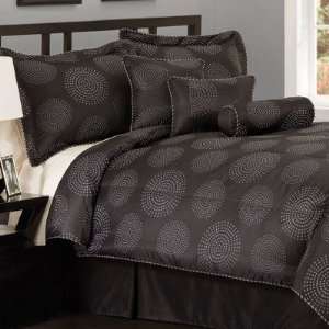  Circle Dot King Comforter Set with Bonus Pillows