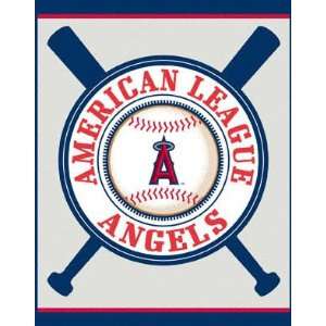 Los Angeles Angels of Anaheim Double Header 55x70 Beach Towel  