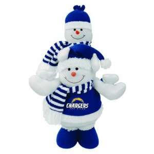  NFL Two Snow Buddies Table Top   San Diego Chargers: Home 