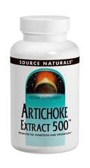 Artichoke Extract 500MG by Source Naturals, Inc. 180 Tabs  