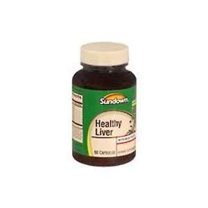   Liver Capsules With Milk Thistle, By Sundown   60 Capsules Health