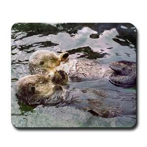  Sea Otter Love Animals Mousepad by  Sports 