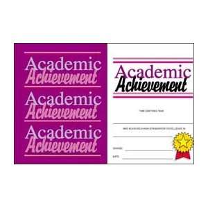  Academic Achievement  Set of 25 8.5 X 5.5 Certificates Toys