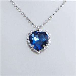 Titanic Heart of Ocean Necklace Set Swarovski Crystal  