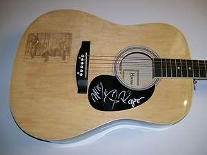 RASCAL FLATTS Signed Acoustic Guitar Huntington Autograph PROOF Laser 