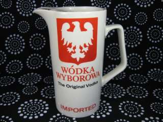 Wodka Wyborowa The Original Vodka Wade Pitcher  
