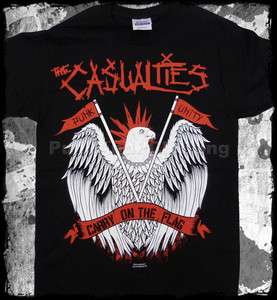 Casualties   Eagles Flag Unity   official t shirt   FAST SHIPPING 