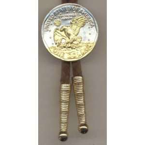   World Coin Bolo Tie   Susan B. Anthony reverse (eagle, earth & moon in