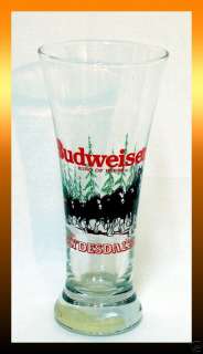 1989 Budweiser CLYDESDALE Christmas Glass 7.5 *NEW*  
