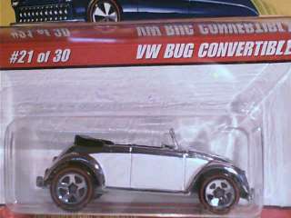 Hot Wheels VW BUG CONVERTIBLE Chrome 60s Beetle CLASSI  