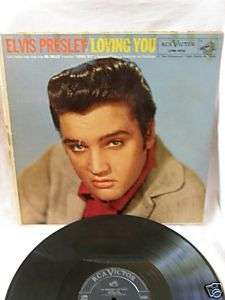 ALBUM   ELVIS PRESLEY    LOVING YOU  1957 ORIGINAL  