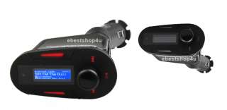New Car Kit MP3 Wireless FM Transmitter Module/Charger USB SD MMC LCD 