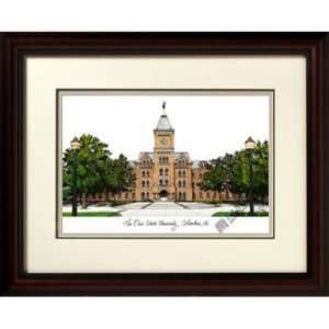  Ohio State University Alma Mater Framed Lithograph 