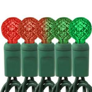 Bulbs   LED   Red to Green G12 Christmas Lights   Length 12 ft.   Bulb 