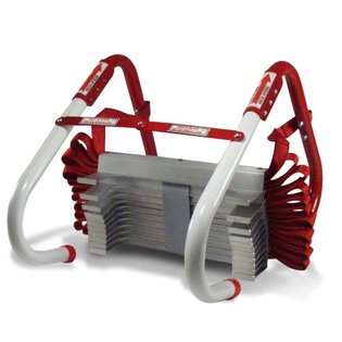    Story Fire Escape Ladder with Anti Slip Rungs, 13 Foot at 